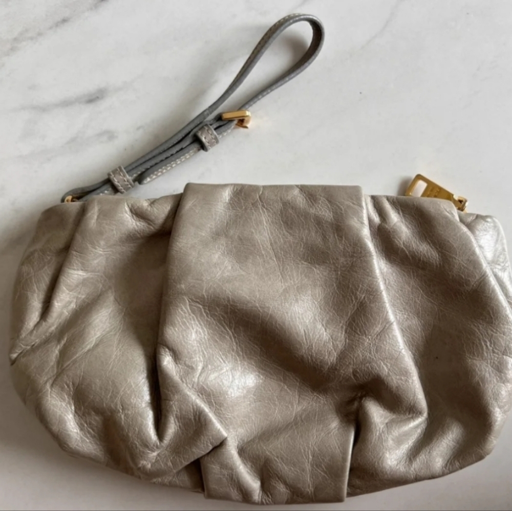 Authentic Prada Leather Wristlet Clutch - Picture 2 of 9